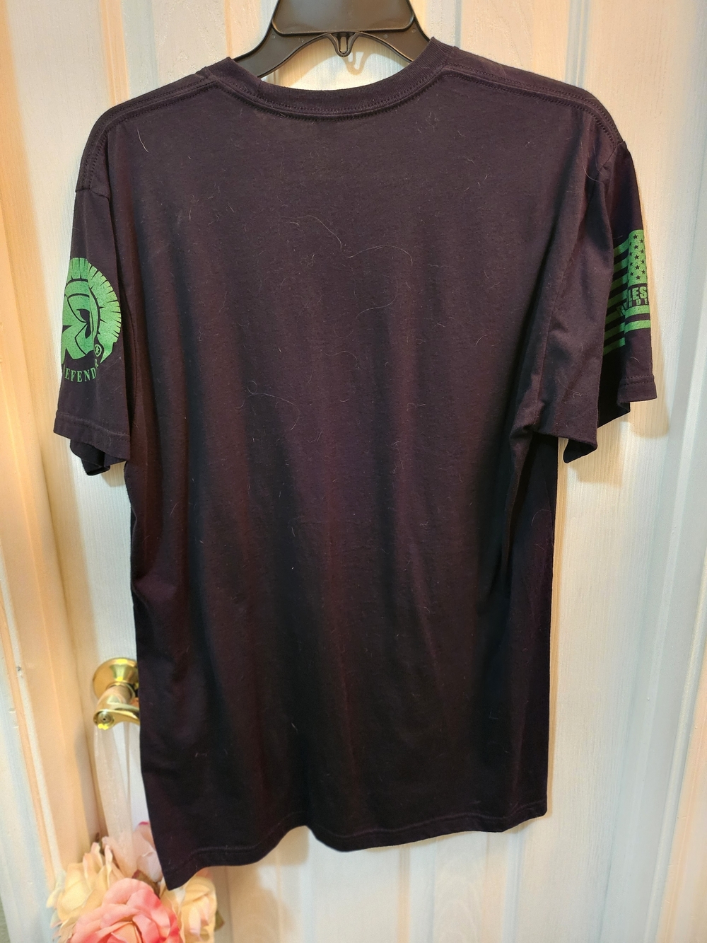 Dispatcher Graphic Tee - Black with Green Print - Picture 2 of 5
